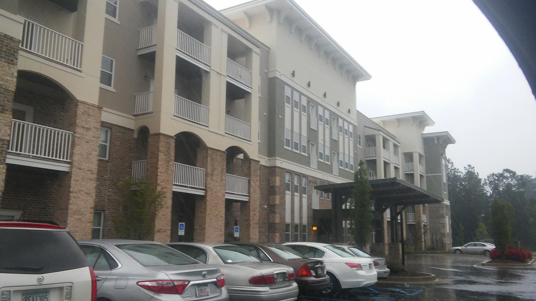 Four-story Mansions senior living building