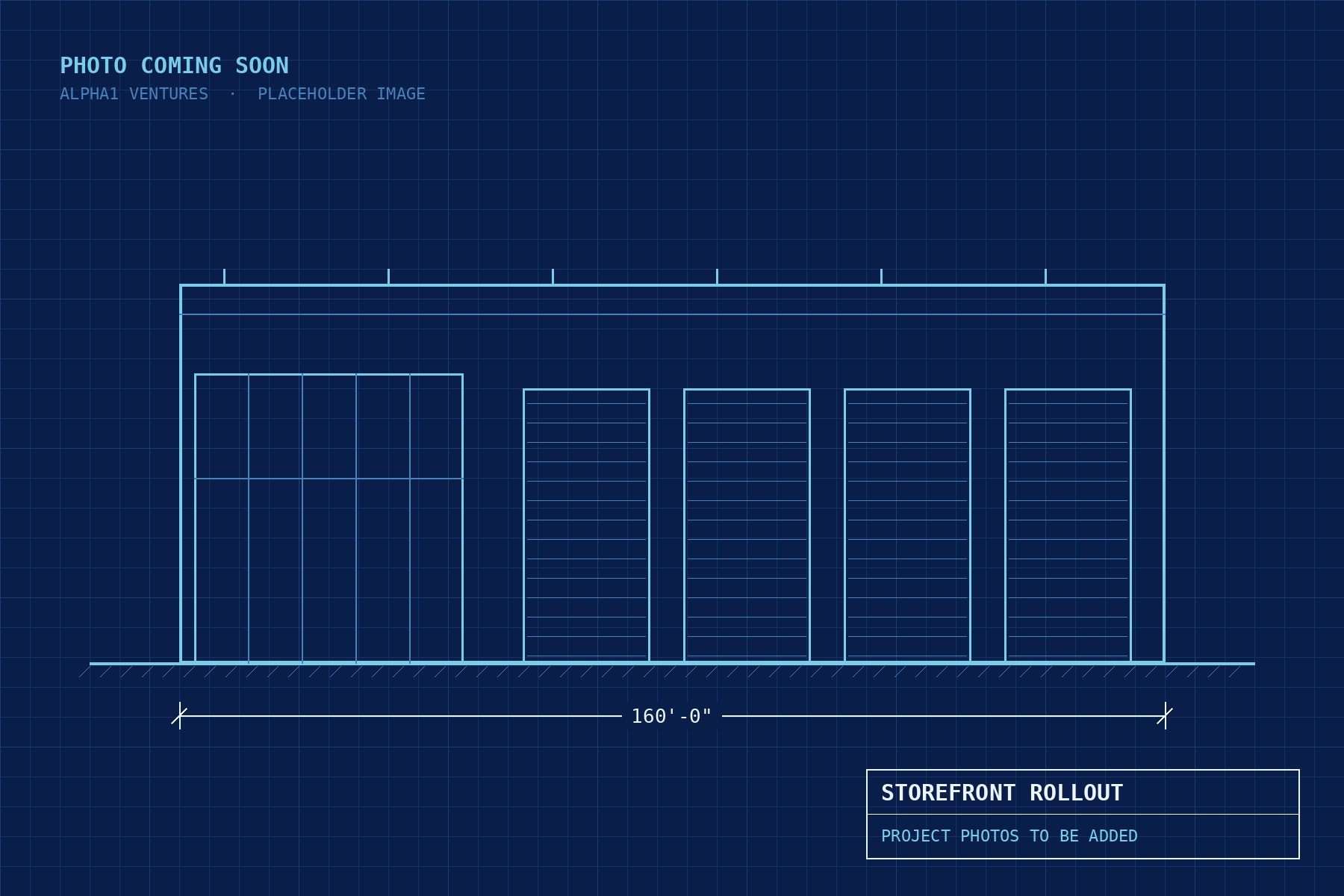 Placeholder: storefront photos coming soon